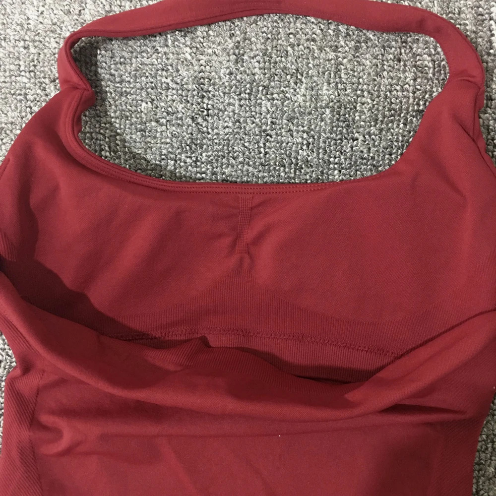 sports vest Impact Halter Top Seamless Yoga Backless Hanging Neck Sports Tank Top for Shaping and Anti Womens Tank Top 250519