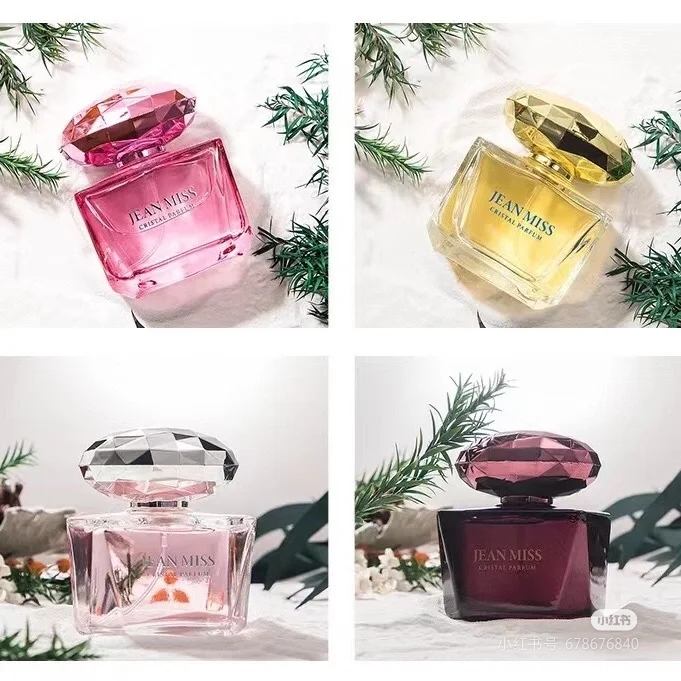 Perfume 50ml Crystal Diamond Women's Fragrance Fresh Natural And Long-Lasting Light Floral Student Girl