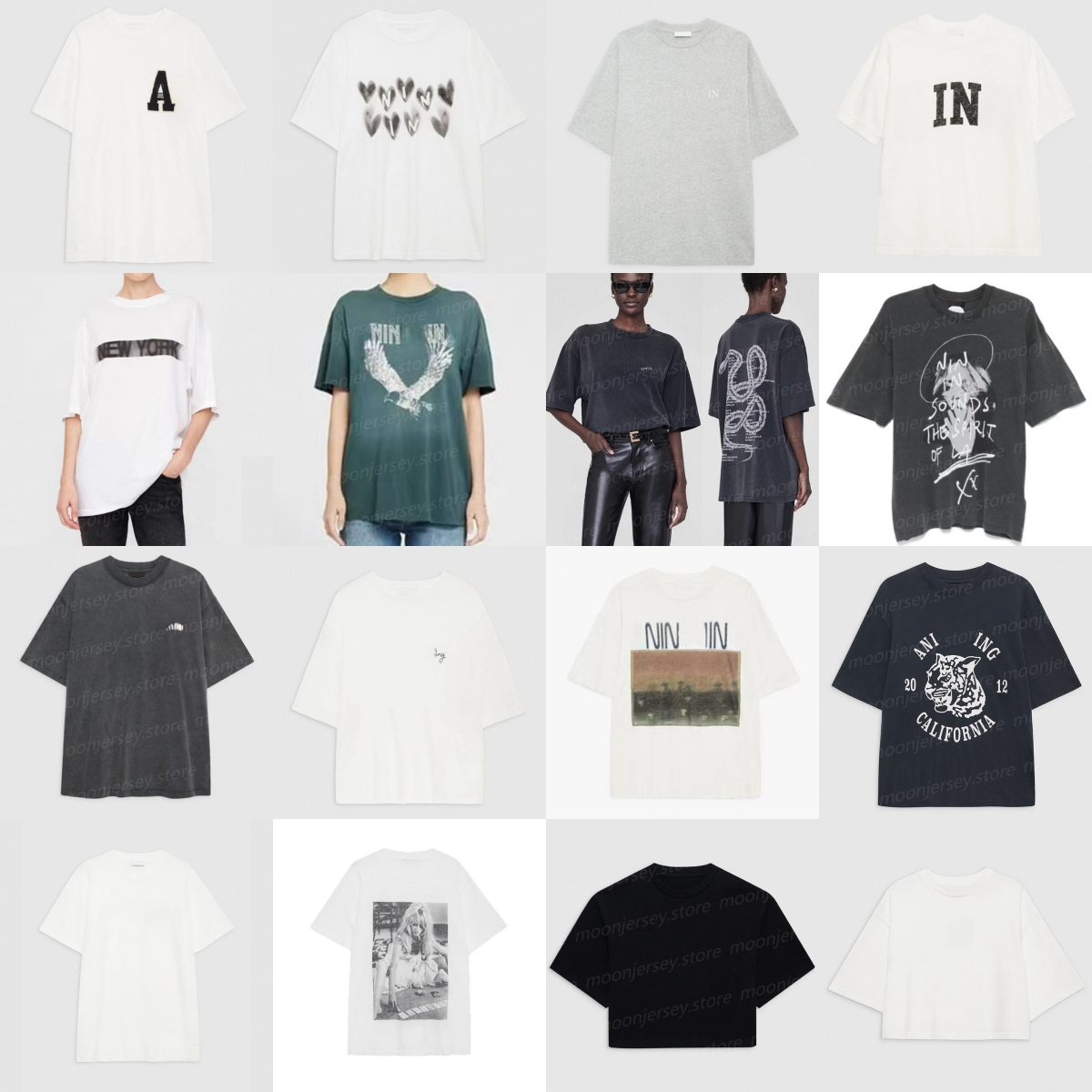 (go off picture not the description) Women's Designer T-shirts Summer Short Sleeve Tops Oversized Outdoor Shirts 30024