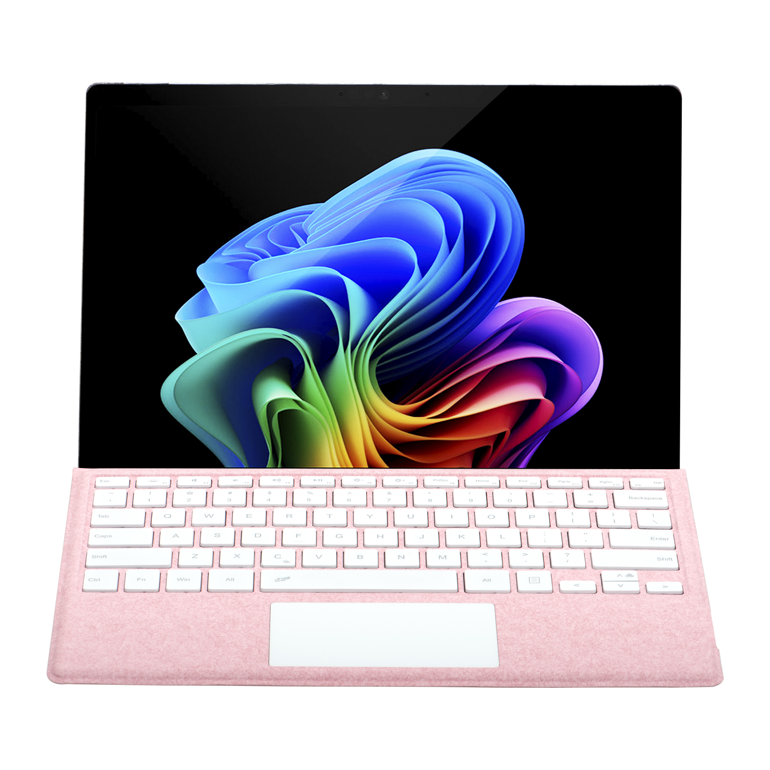 Portable Wireless Keyboard 7 Colors Backlight BT Type Cover Keyboard with Trackpad Wireless Keypad for Surface Pro 3/4/5/6/7/7+