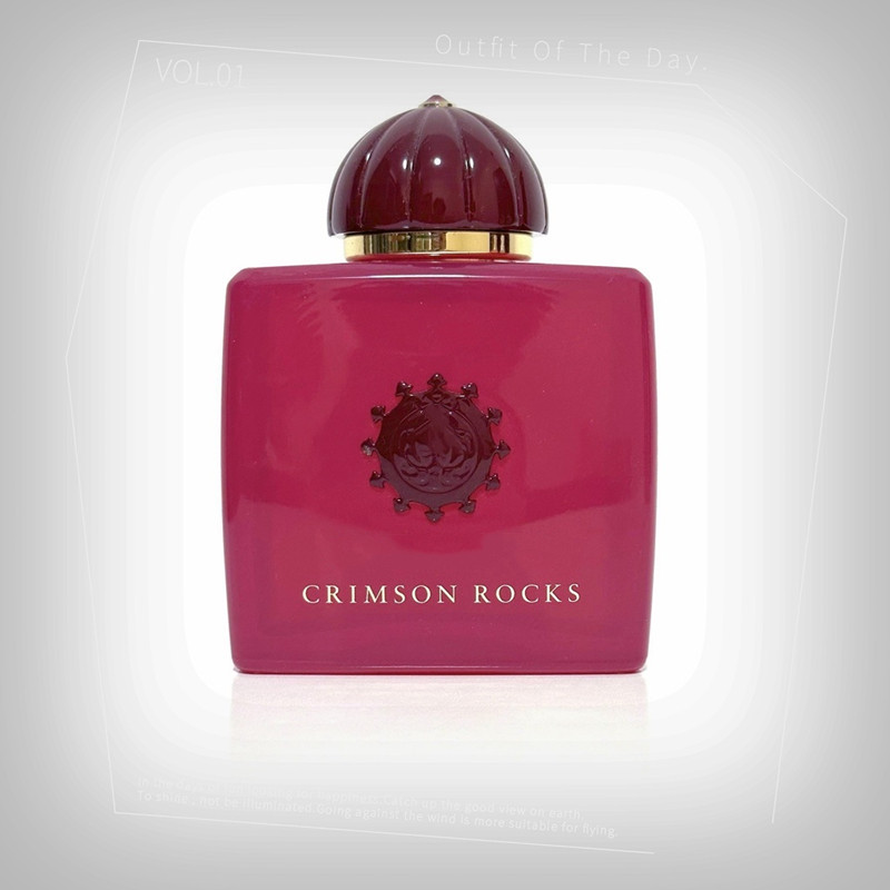 Amouage Perfume Jubilation XXV Man Boundless Crimson Rocks Fragrance 100ml Eau De Parfum Man Perfumes Long Lasting Smell Cologne Spray High Quality Fast Shipping