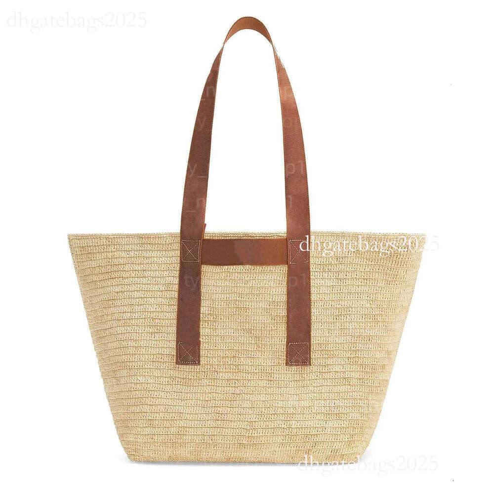 new bag Designer Basket Straw Anagram Shoulder purse Handbags Woman Men Weekend Large Tote Summer Weave Travel Clutch Beach Bags tbag 10A 995