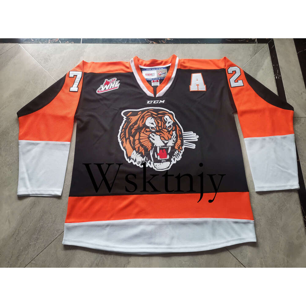 Hockey Jersey: Medicine Hat Tigers Gavin Mckenna Style, Customizable with Any Name and Number