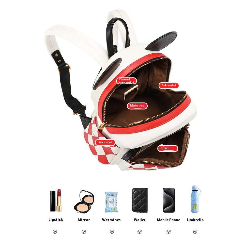 Maxka x Disney 3D Mickey for Women 2025 New Cartoon Cute Commuting Leisure Versatile Backpack