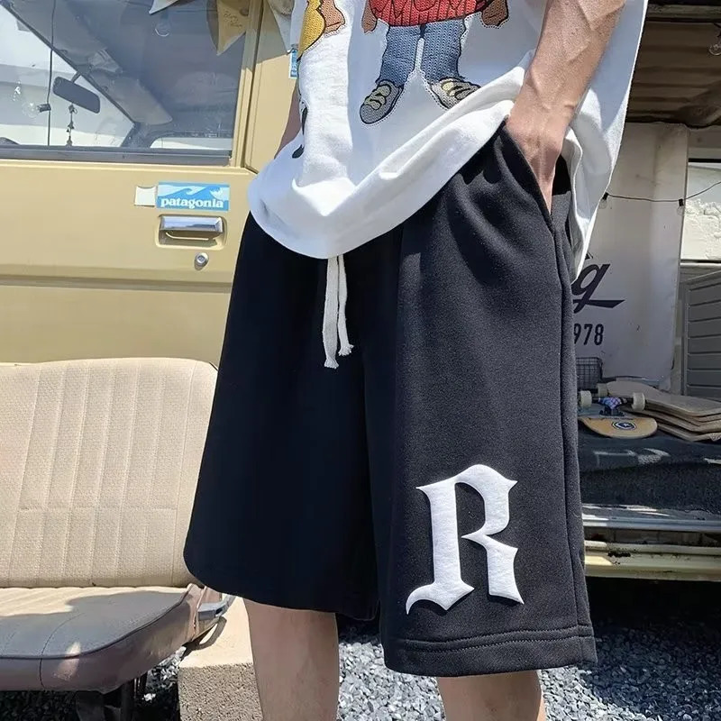 M-8XL Mens Large Loose Gothic Letter B Printed Casual Pants Fashion Sports Pants 250519