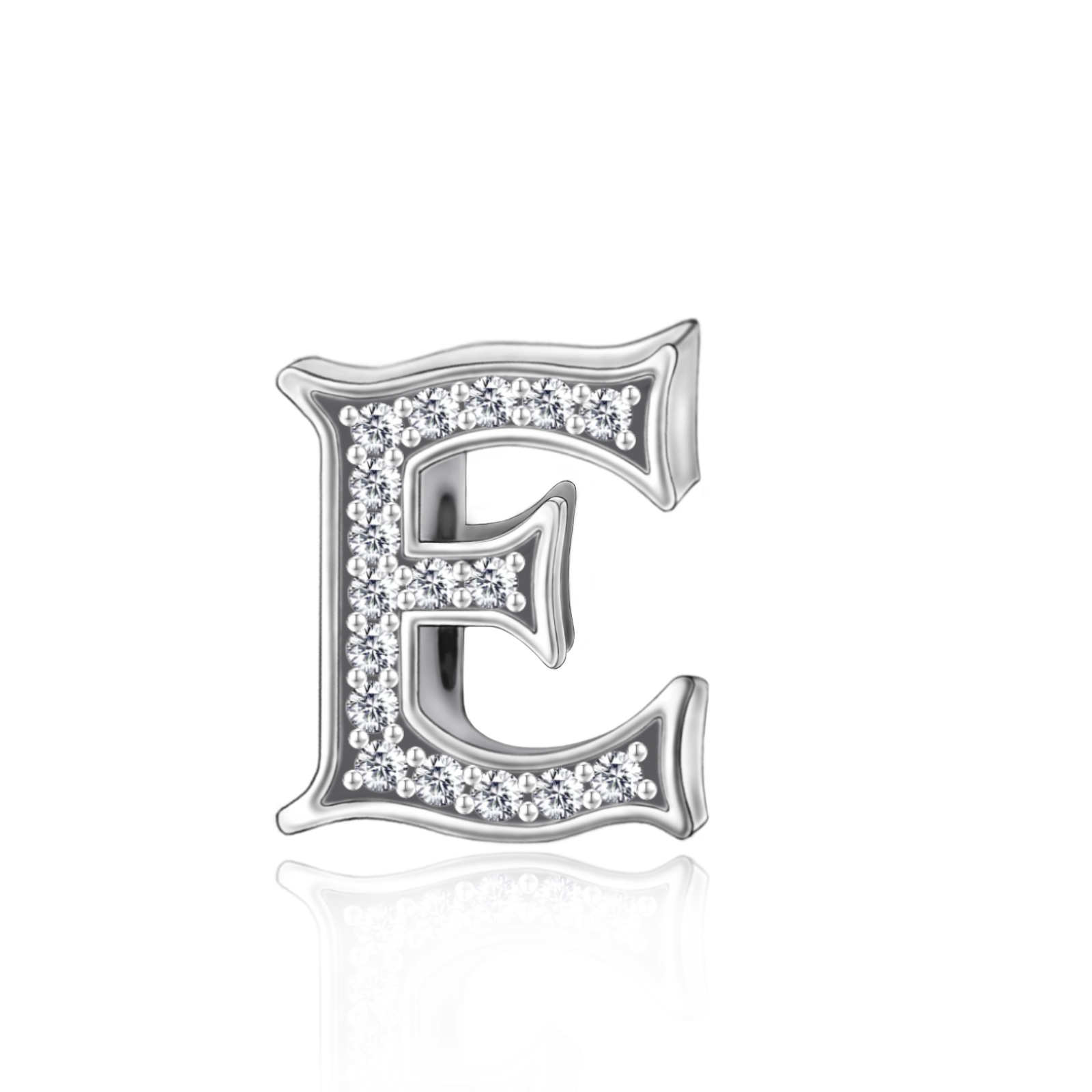 FewDook 2025 New Original Simple 26 Letter A-Z with Zircon Mix & Match Alphabet Charm Fit Pan Charms Bracelet Bead for Holiday Style Jewelry Designer 