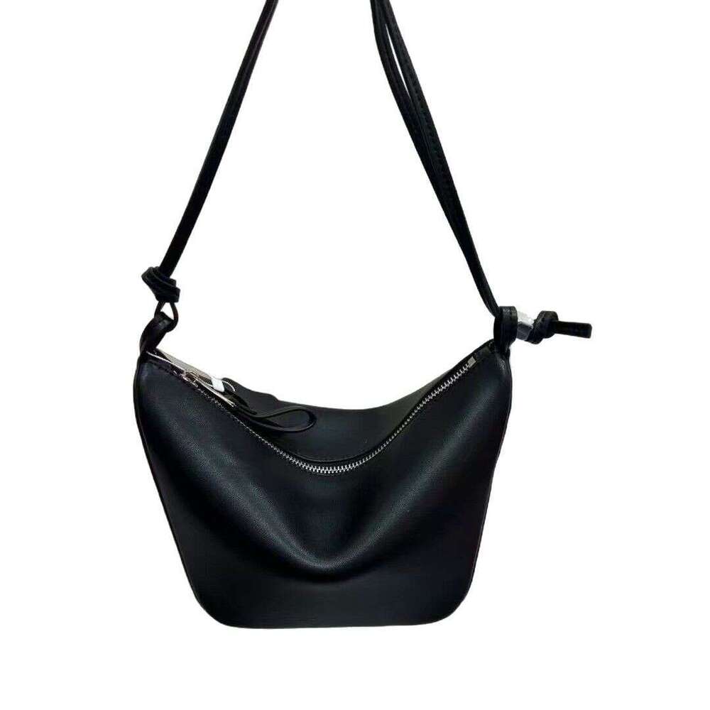 2025 new soft hobo hammock premium armpit genuine leather commuting versatile diagonal cross pillow bag