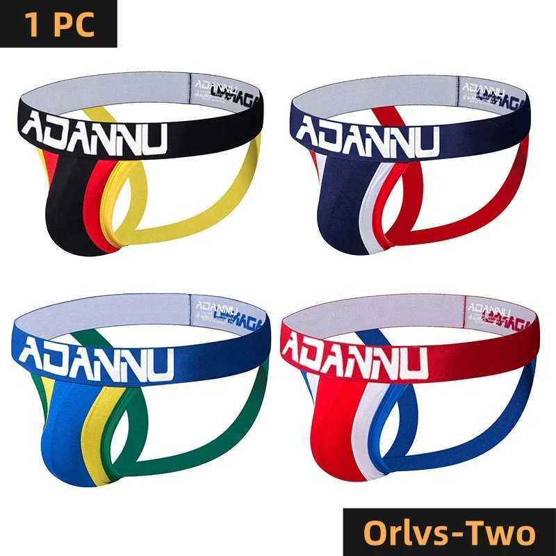 ADANNU Brand Men Underwear Sexy Men Briefs Gay Cotton Male Panties Cueca Tanga Breathable U Pouch Comfortable Underpants AD14 J250516