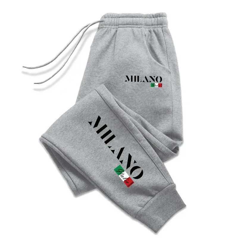 Italy Unique Printing Mens Sweatpants Daily Casual Gym Running Trousers Sports Jogging Sweat Womens Pants Street Hot Sale Pants J25051650AM