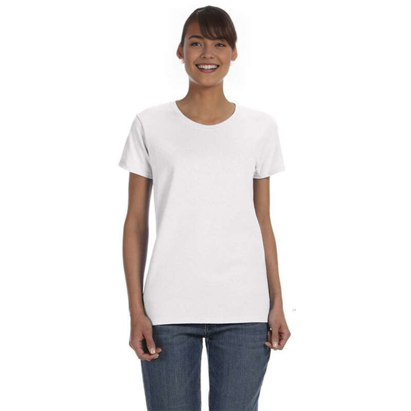 G500L Women Customized T Shirts Midweight Cotton Personalized Customize Your Own T-Shirt Custom Tee Shirt Design
