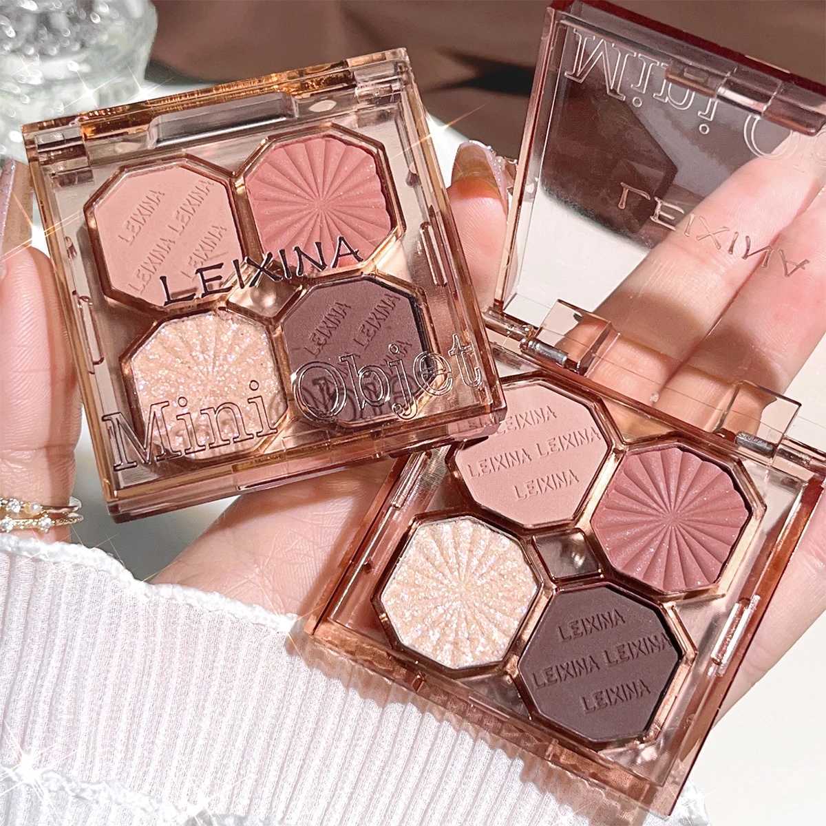 Diamond Luminosity Eyeshadow Burst Pearlescent Dimension Brightening Eyeshadow Nude Shine Natural Long-lastingXJ250520
