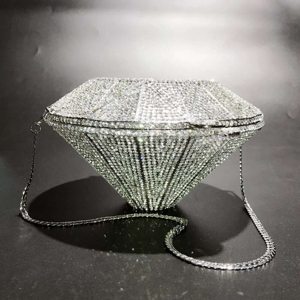 XIYUAN Newest Dia ring shape bag Dias Clutch Women Prom Evening Bags Designer Handbags clutch purse wallet
