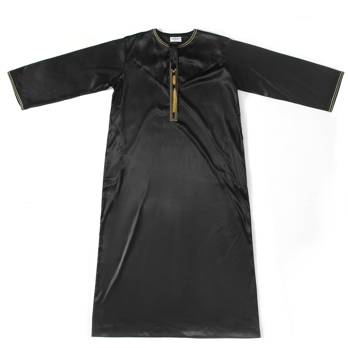Designer Clothing Men's Long Sleeved Tassel Large Muslim Ethnic Clothing 2025 New Trendy Clothing