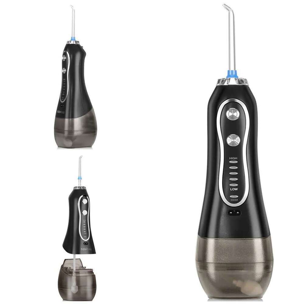 1 Pcs Portable Electric Water Flosser Rechargeable Wireless Oral Irrigator White/Black Body Avaiable IPX 7 Waterproof 40-110PSI