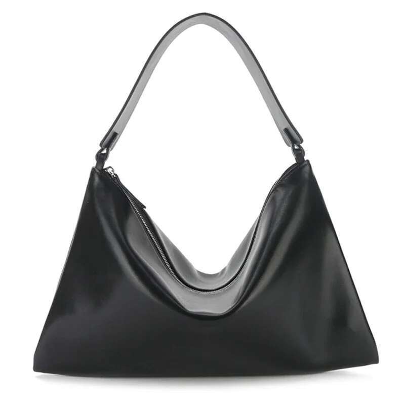 New Simple Style Women's Genuine Split Cow Leather Slim Shoulder Underarm Envelope Bag