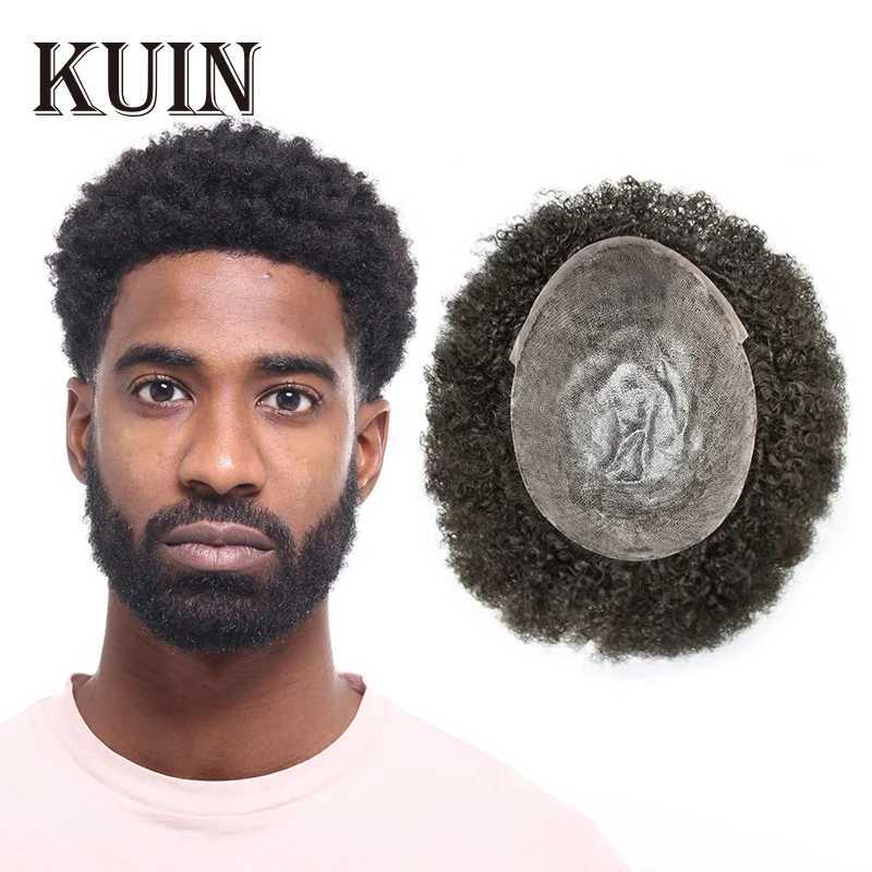 Queen Curly Hair Skin Men Toupee Durable Injection Pu Hair System For Black Men Human Hair Wigs Male Hair Prosthesis Wigs For Man z250520