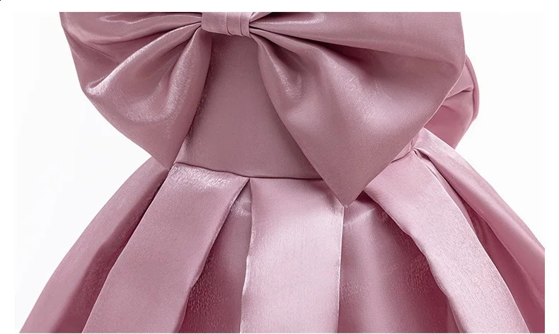 Christmas Party Girl Princess Dress Butterfly Elegant 0-6th Birthday Banquet Girl Baby Elegant Evening Dress 250519