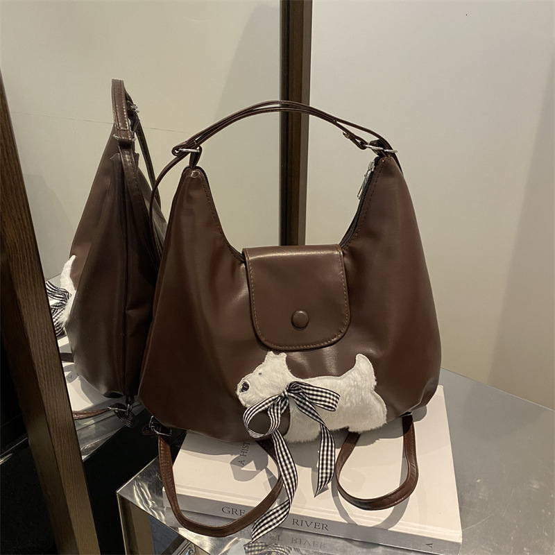 Free Delivery Designer Bag Cute Girl Large Capacity Tote Bag 2025 Fashionable And Versatile Shoulder Bag Niche Design High End Backpack Luxury Bag8520