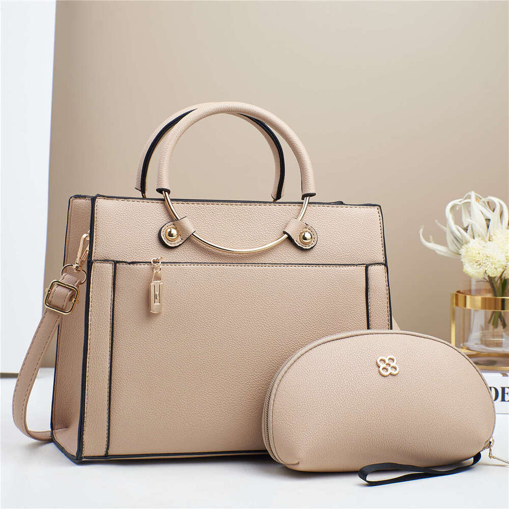 Taizhou women s texture mother handbag large capacity shoulder crossbody bag solid color bags