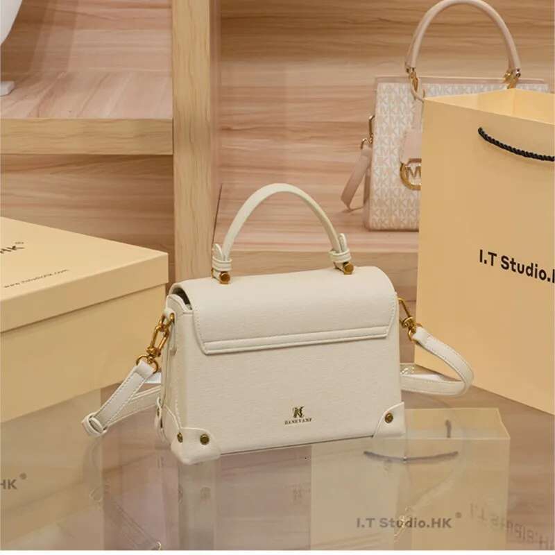 Brand Women's Handbag 2025 New Embroidered Shoulder Fashion Designer High Quality Versatile Cross Side Small Square Bag