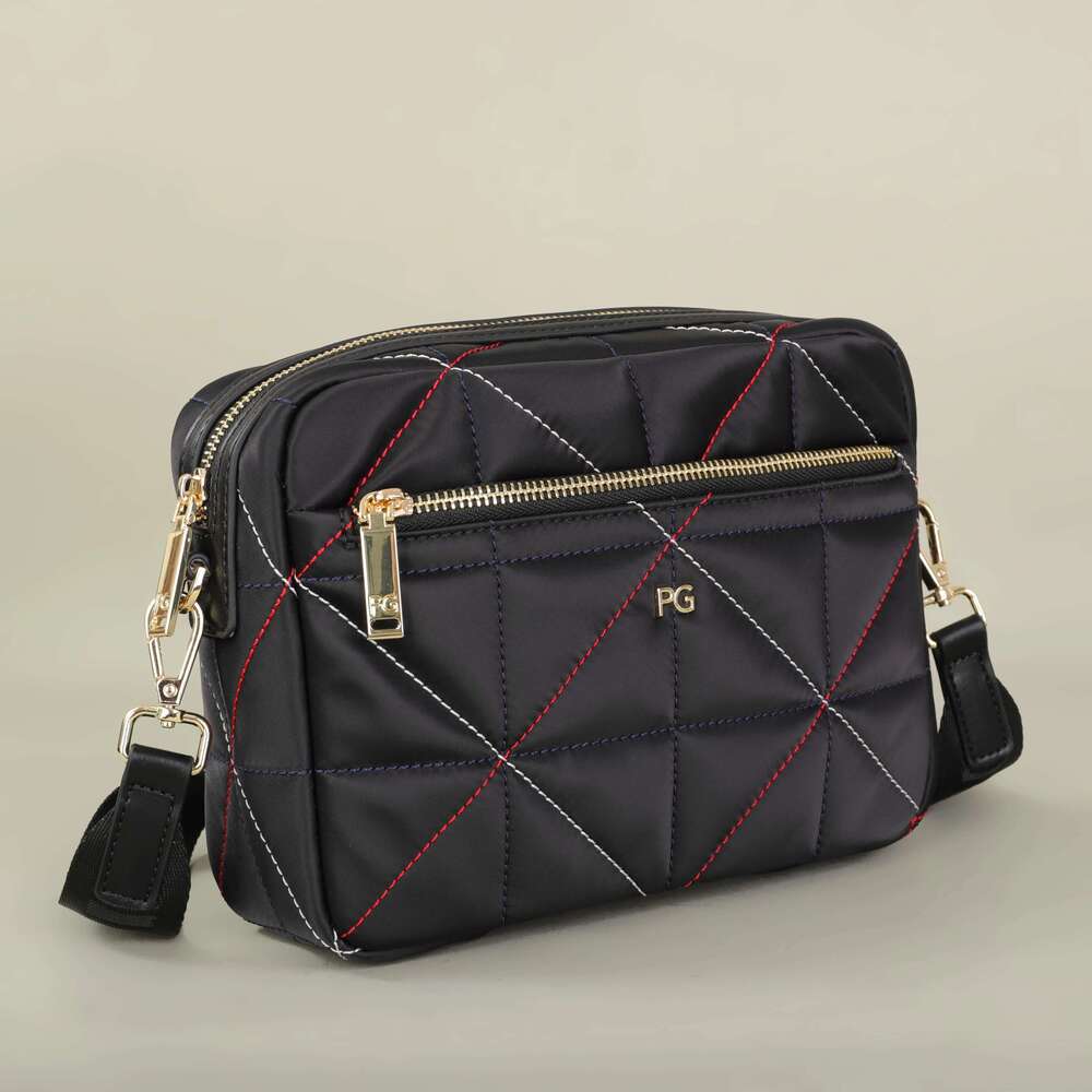 PG Nylon Fabric Multi-Functional Waterproof Folding New Design Fashion Square Crossbody Bag