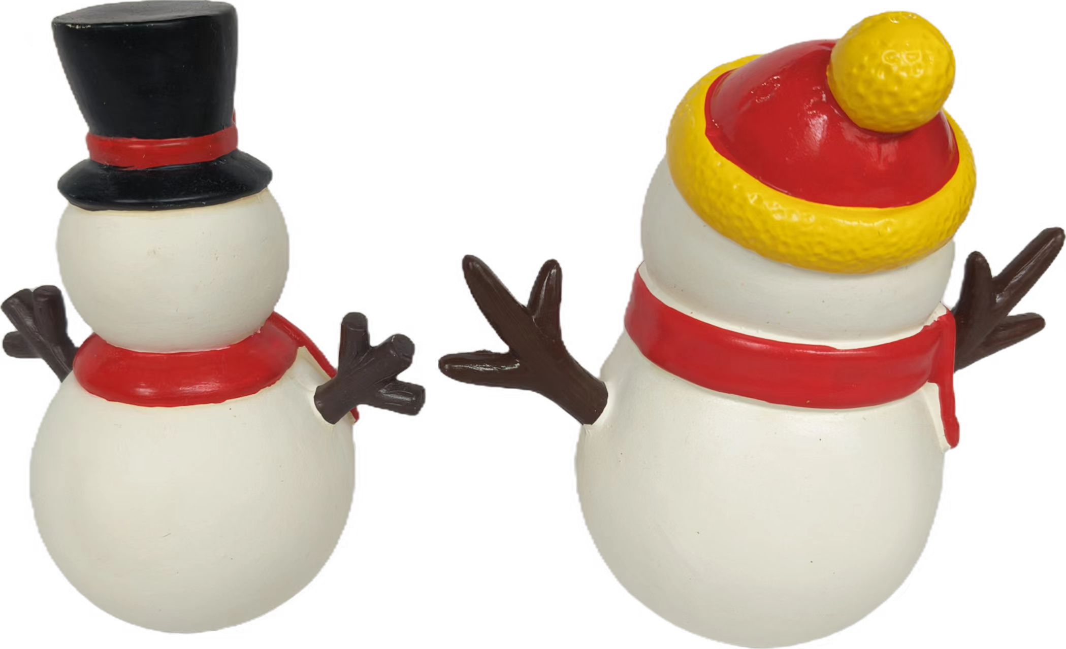 Christmas Snowman Sceaming Pet Toy Squeaky Latex Rubber Chewy interactive Puppy Dog Toys 2pcs/Pack