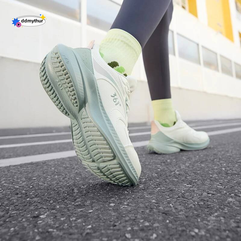 361 Degrees Women Running Shoes New Leather Lightweight Soft Trendy Casual Durable Versatile Stable Female Sneakers 682442217 ddmythur