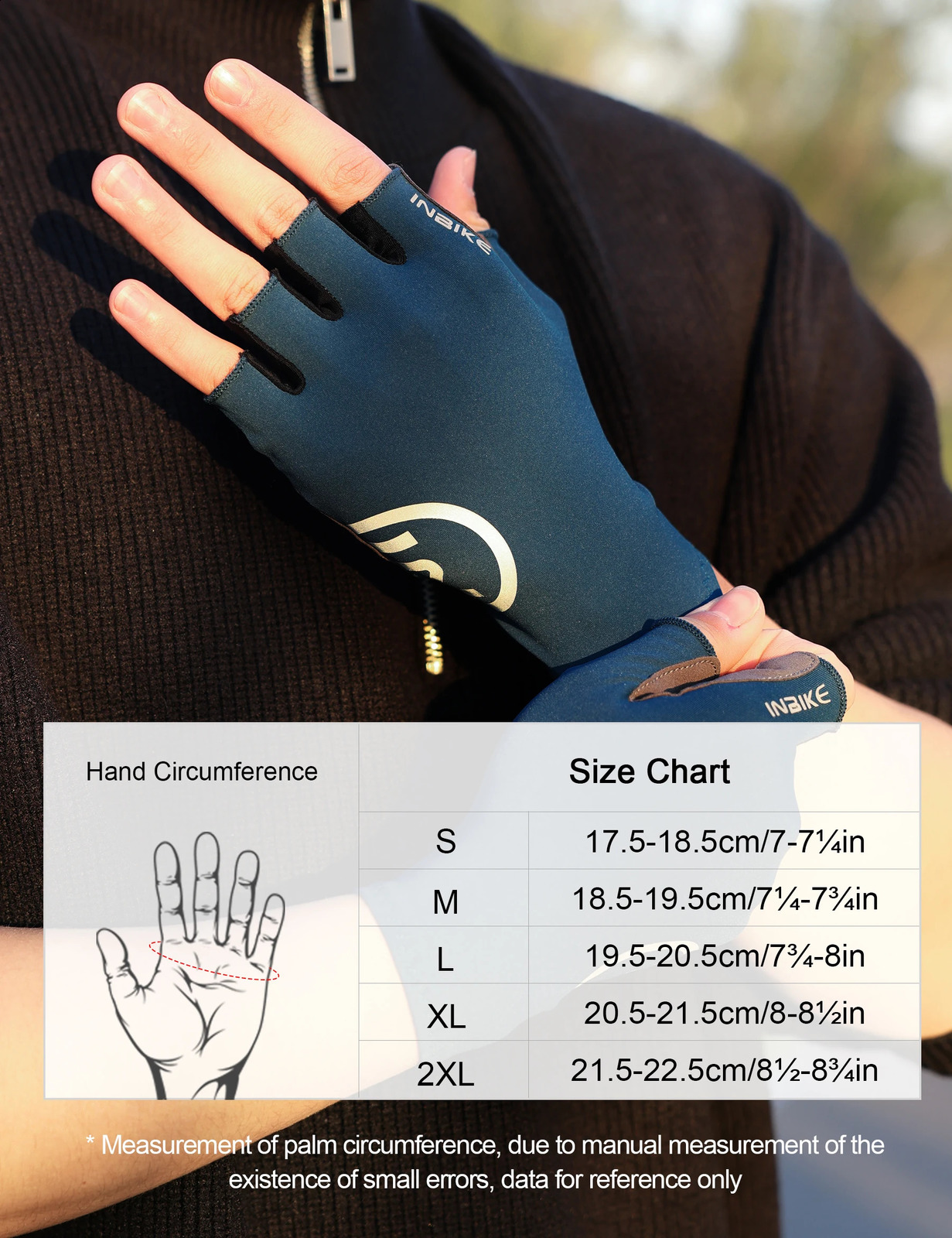 INBIKE Cycling Gloves Summer MTB Bike for Men Biking Gel Padded Half Finger Road Bicycle Accessoiries 250515