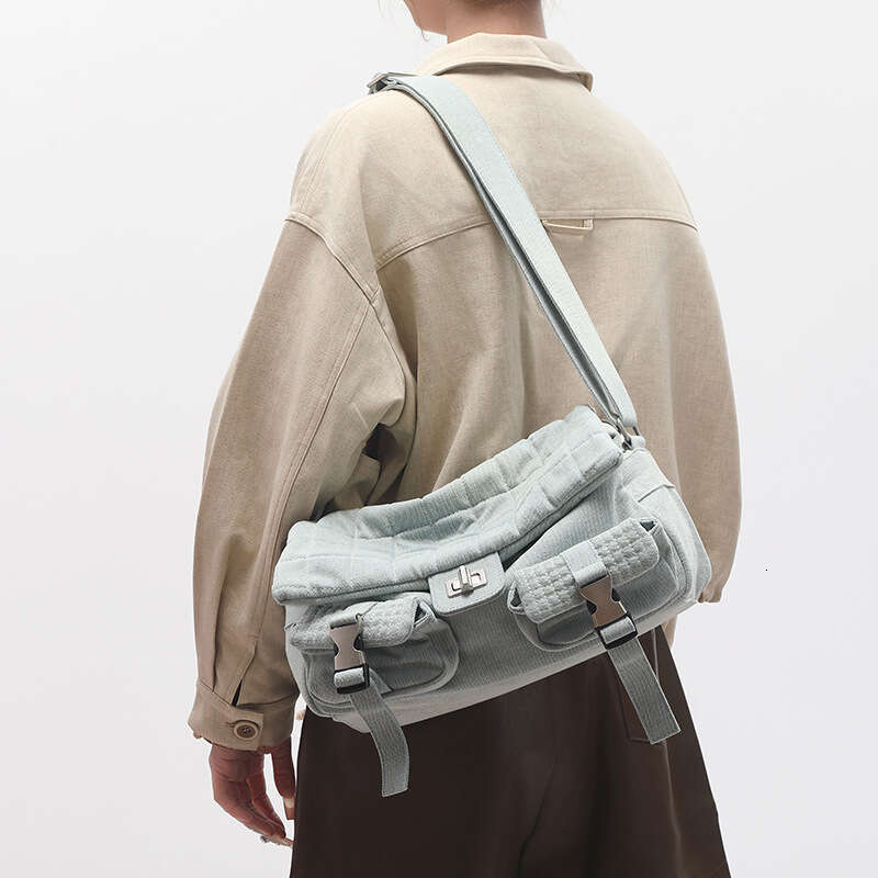 Women's Bags Designer Korean Version Multi Pocket Workwear Armpit Large Household New Style External Leisure Sports Crossbody Medieval Toast Bag