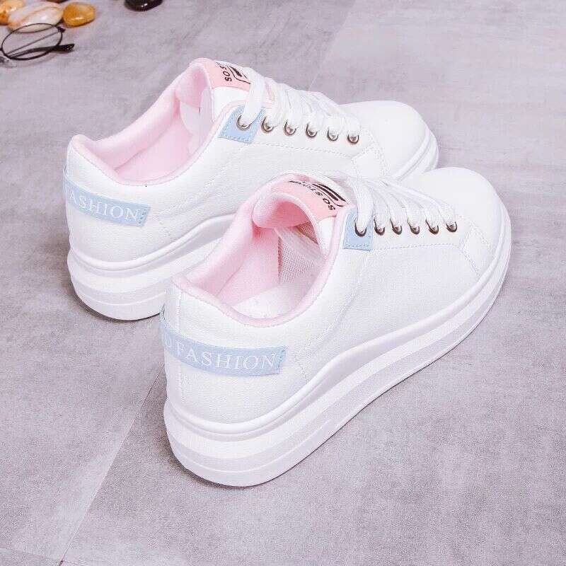 White 2021 Summer New Korean Edition Student Breathable Thick Bottom Casual Flat Women's Shoes