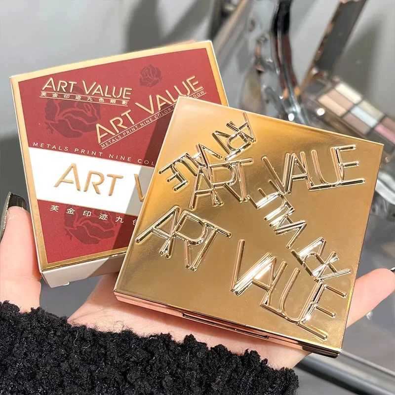 2025 New Glitter Eyeshadow Palette Pink Brown Pearly Gold Matte Shadow Nude Lasting Highlighter Powder Shiny Eyes CosmeticXJ250520