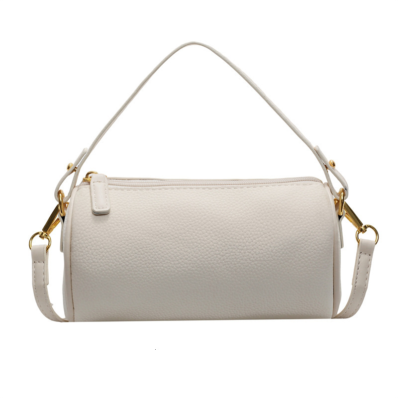 2025 new niche design small cylindrical single shoulder crossbody pillow bag versatile and fashionable women's fashion
