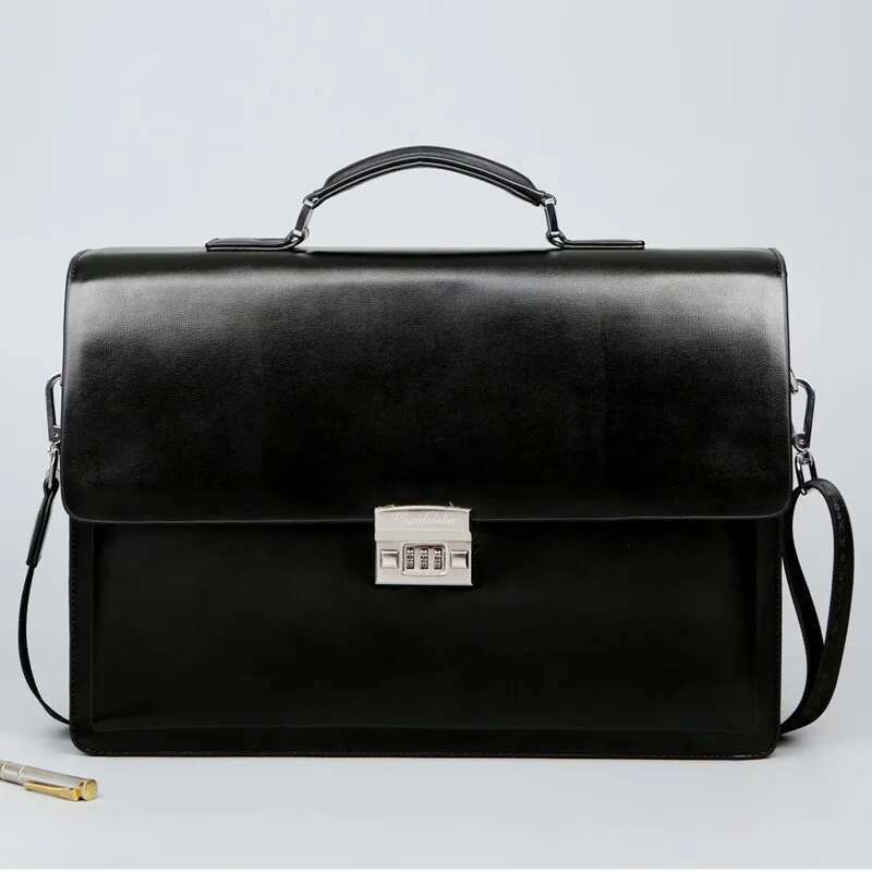 Leather For Men Bag Brand Women's Bags Executive Briefcase Man Suitcase Laptop Men's Handbag Business Tote Bolsas
