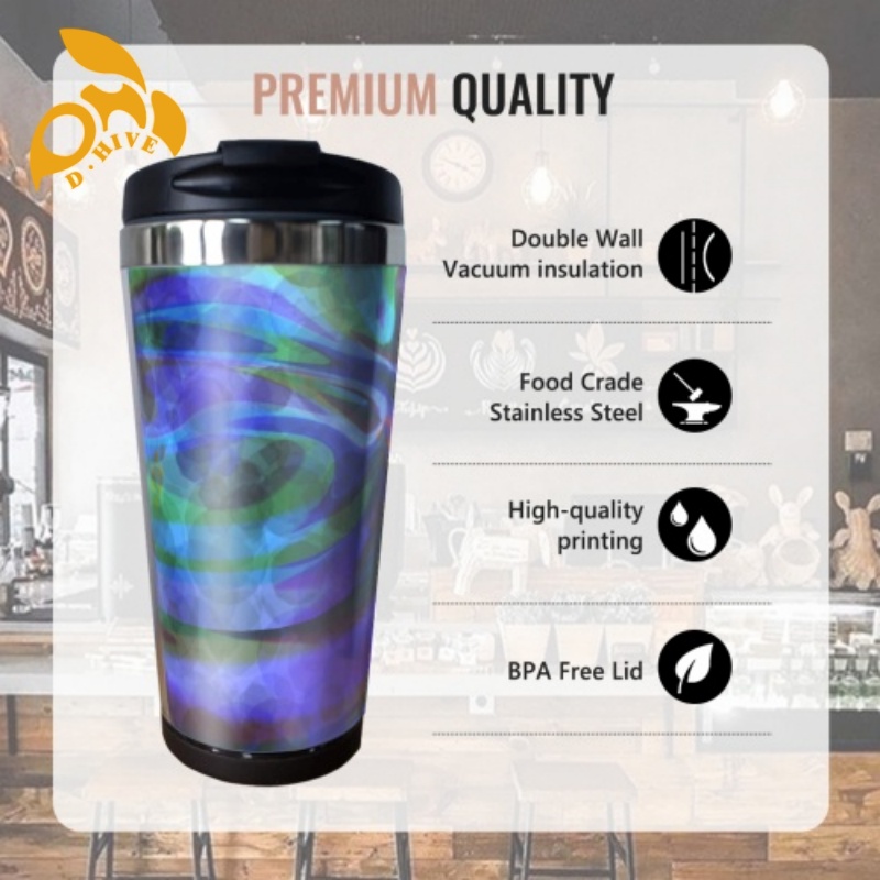Free Shipping Professional Customized Water Cu Large-capacity handle car cup Coffee cup 15oz/440ml straw drink bottle Stainless Steel 304