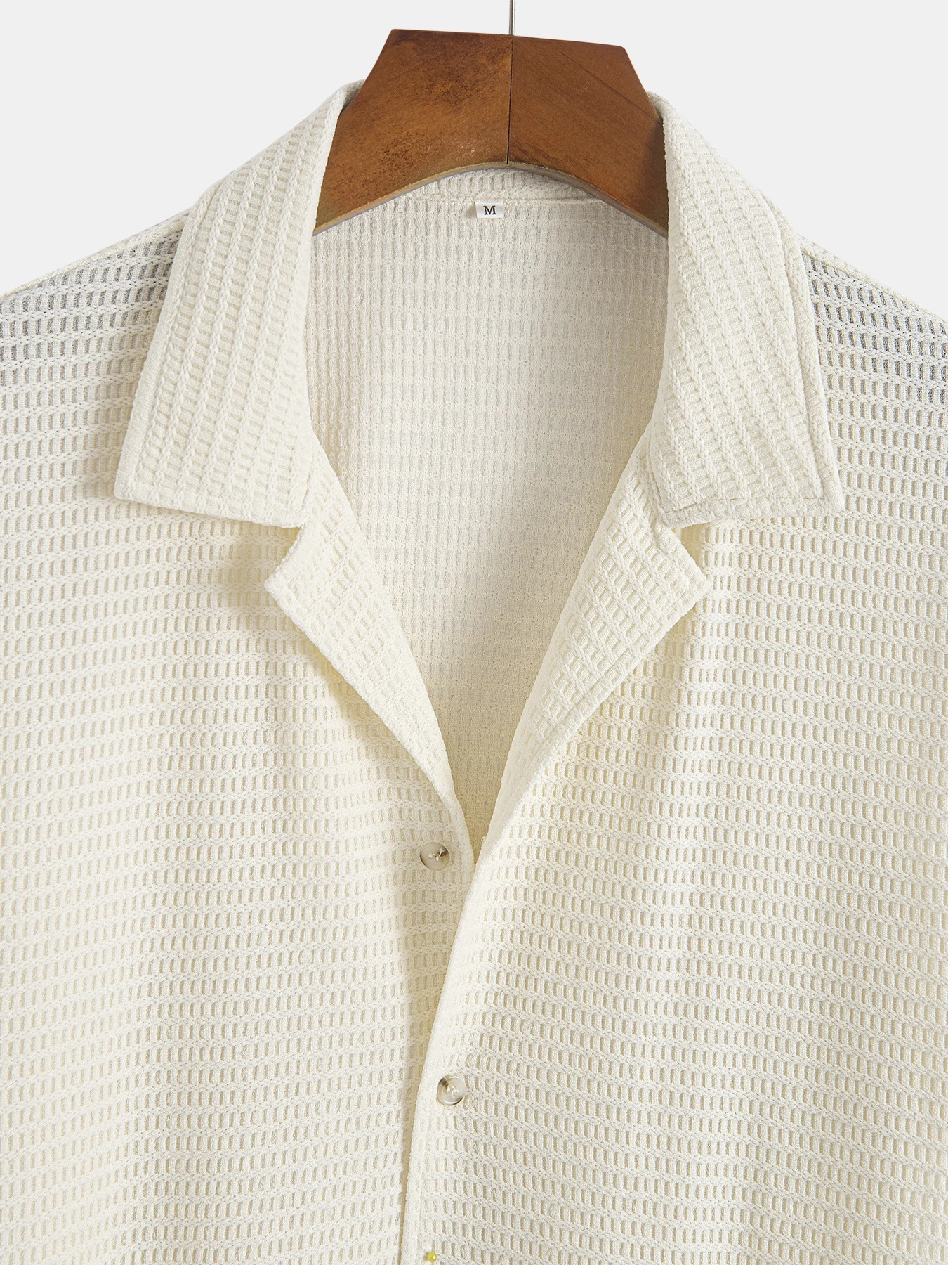 Mens Knit Shirt Casual Button Down Short Sleeve Shirts Summer Cuban Collar Vacation Beach Fashion Tops 250520