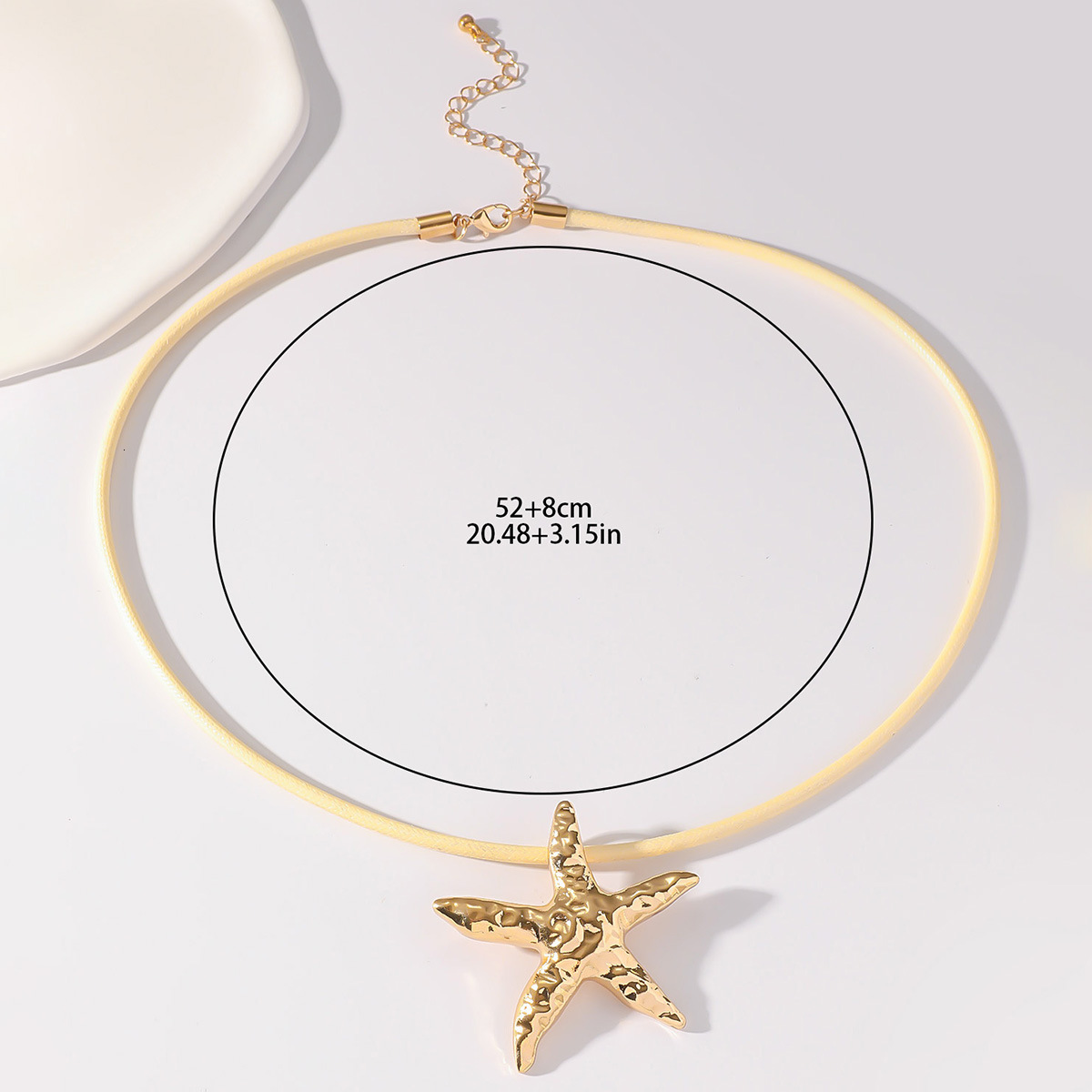 necklace for women in summer, wax thread collarbone chain