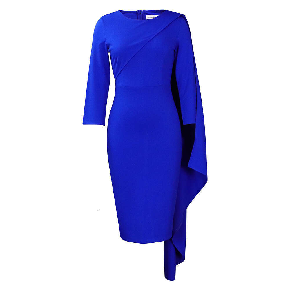 Women's Wear Women's New Fashionable And Elegant Solid Color Tongle Pencil Dress