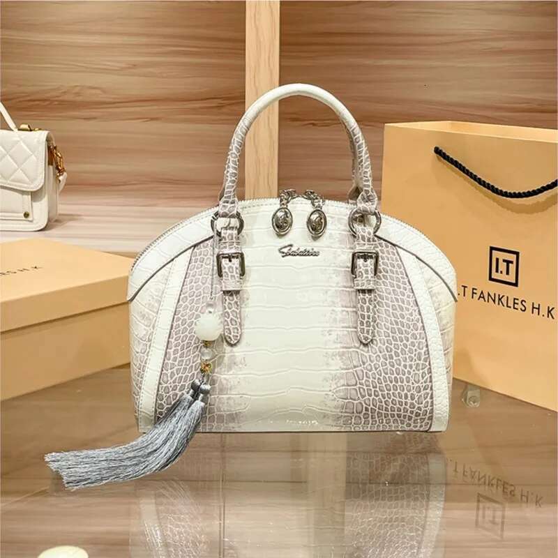 Light Brand Women's Handbag 2025 New Designer High-End Texture Retro Spring And Summer Single Shoulder Crossbody Bag