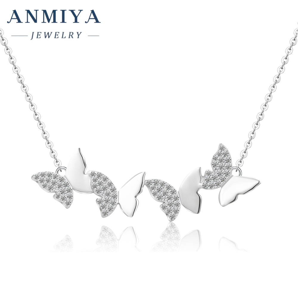 Women's Fashion Sterling Silver Necklaces Elegant Jewelry for Anniversary Occasion