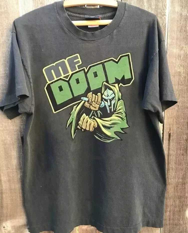 Retro Mf Doom Y2k Graphic Tshirt Madvillain Metal Face Tee Gift For Fan Mens T-Shirt Short Sleeve Shirt Unisex Men Women SummerXJ250520