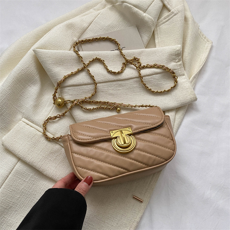Free Delivery Designer Bag Texture 2025 Spring New Trend Women's Crossbody Fashion Chain Small Square Luxury 0258