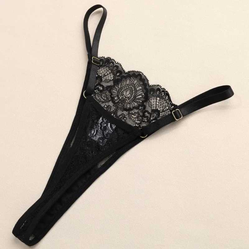 Sexy Nightgown Lingerie Set Women Lace Patchwork Mesh Sexy See-through Jumpsuit Printed Suspender Dress Underwear Set R250520