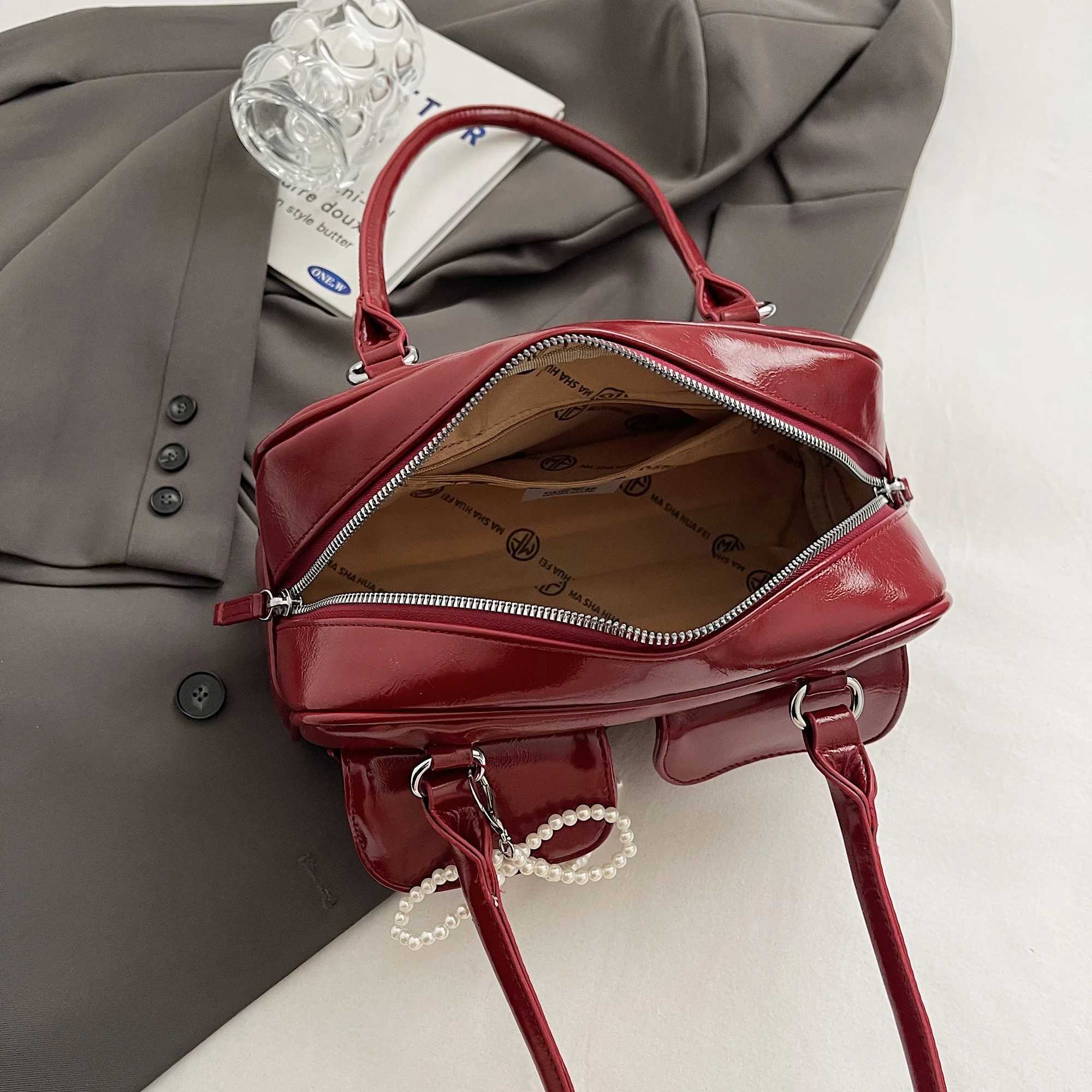 Fashionable Underarm Bow Bag for Women Korean Edition New Simple Leisure Pillow Bag Trendy Versatile Shoulder Bag M250520