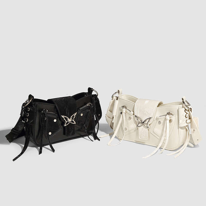 Women's Bags Designer Millennium Spicy Girl Butterfly Motorcycle For Women New Model, Niche, High-End, Sweet And Cool, Versatile Single Shoulder 