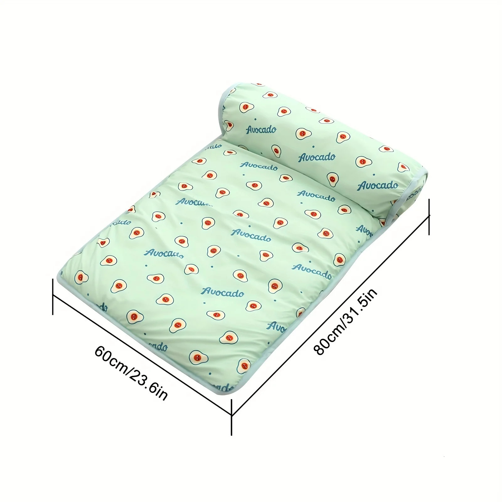 Cooling Pet Mat with Pillow - Non-Slip Comfortable Dog Cat Bed for All Sizes - Ideal for IndoorOutdoor Use Pet Cooling Mat 250519