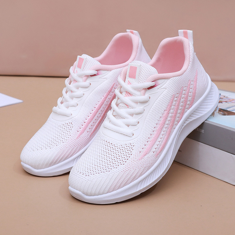 Summer New Flyknit Women S Soft Soled Casual Shoes Casual Sports Shoes For Women Ddmysaturn