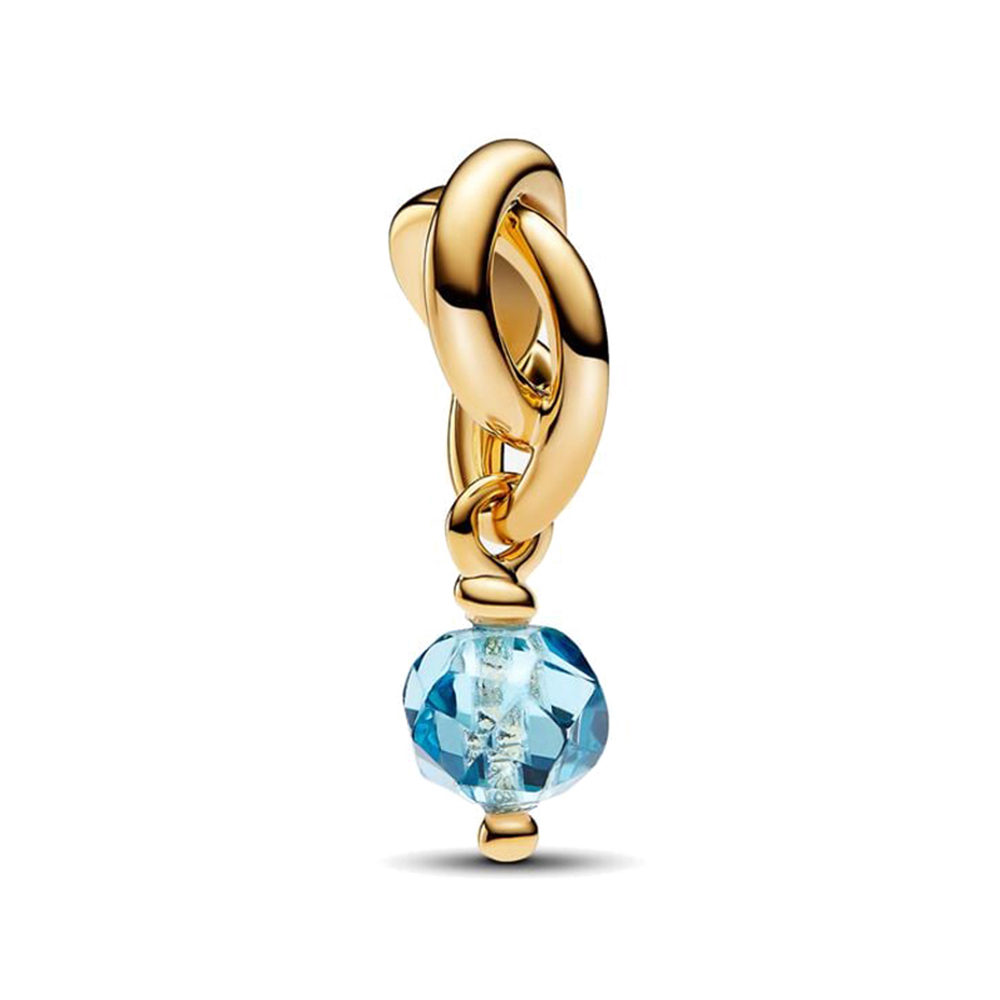 FewDook 2025 Hot Sale From January to December Birthstone Dangle Charm Fit Pan Bracelet DIY Birthday Anniversary Jewelry Gift Easter Charms New Trendy