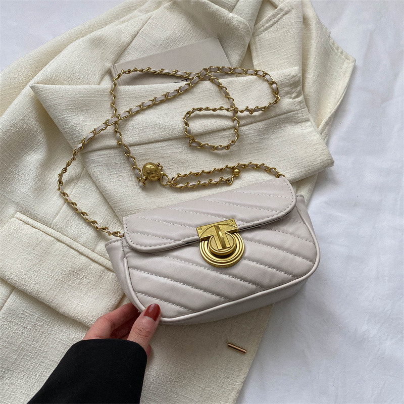 Free Delivery Designer Bag Texture 2025 Spring New Trend Women's Crossbody Fashion Chain Small Square Luxury 0258