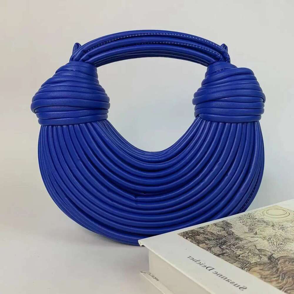 Handbags For Women New Gold Brand Handwoven Noodle Bags Rope Knotted Pulled Hobo Evening Clutch Chic