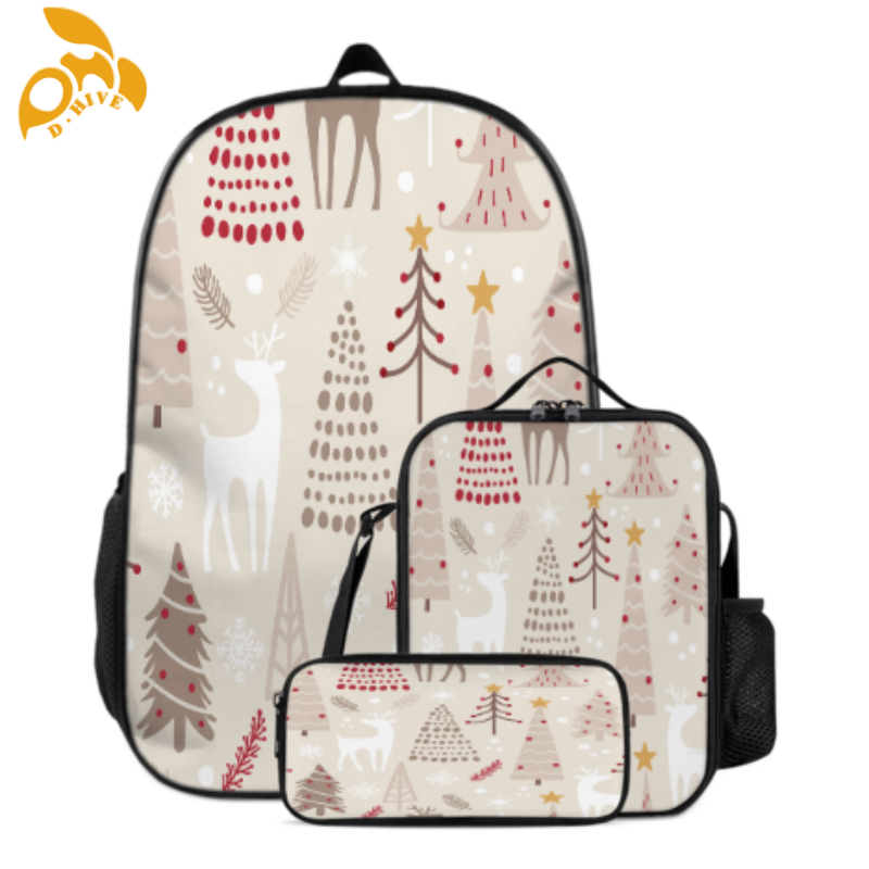 Free shipping: fashion designer custom round beige, white and black semi-long lightweight, simple and portable casual schoolbags, insulated meal bags,